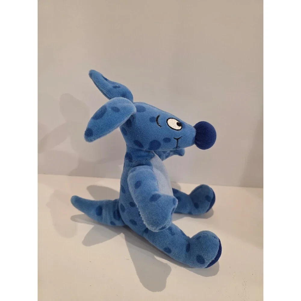Walt Disney World Blue Woozle Bean Bag Plush Embroidered Eyes 6” Stuffed Pooh